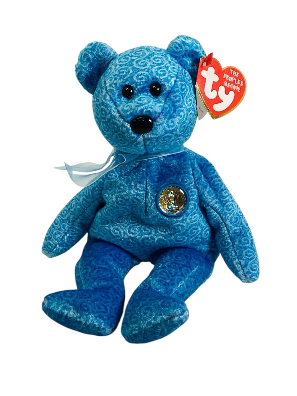 💚 TY “Classy” Beanie Baby Bear - NWT